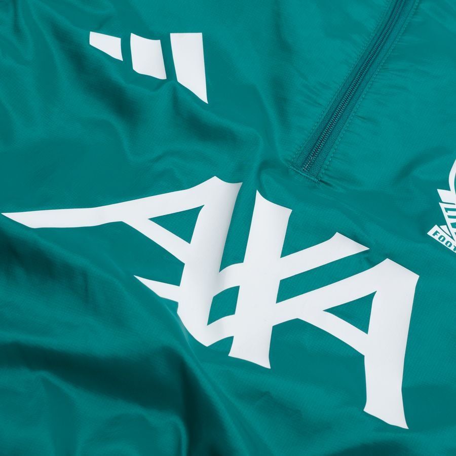 Liverpool Training Shirt Tiro 25 EU Winterized - Sea Green/Black/White - Men's-SoccerKits Hub | Buy Soccer Jerseys Online